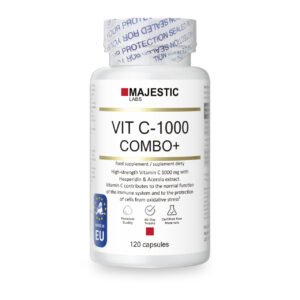 Witamina C 1000 mg + hesperydyna + acerola – VIT C-1000 COMBO+ – 120 kapsułek | Majestic Labs